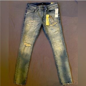 Jordan Craig Legacy Blue Skinny Distressed Jeans